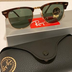 NIB Raybay Clubmaster Rb3016 RB3016 w0366 51mm